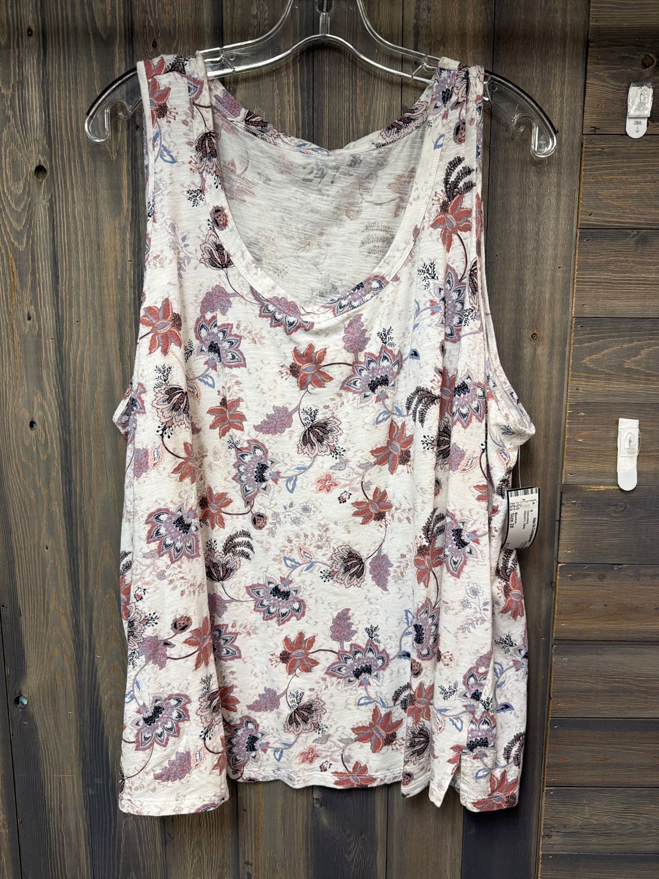 Women's Size 2X Maurices White Sleeveless