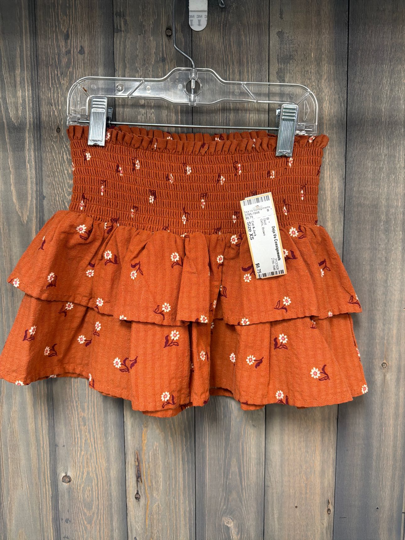Girl's Size XS Cat & Jack Brown Skirt