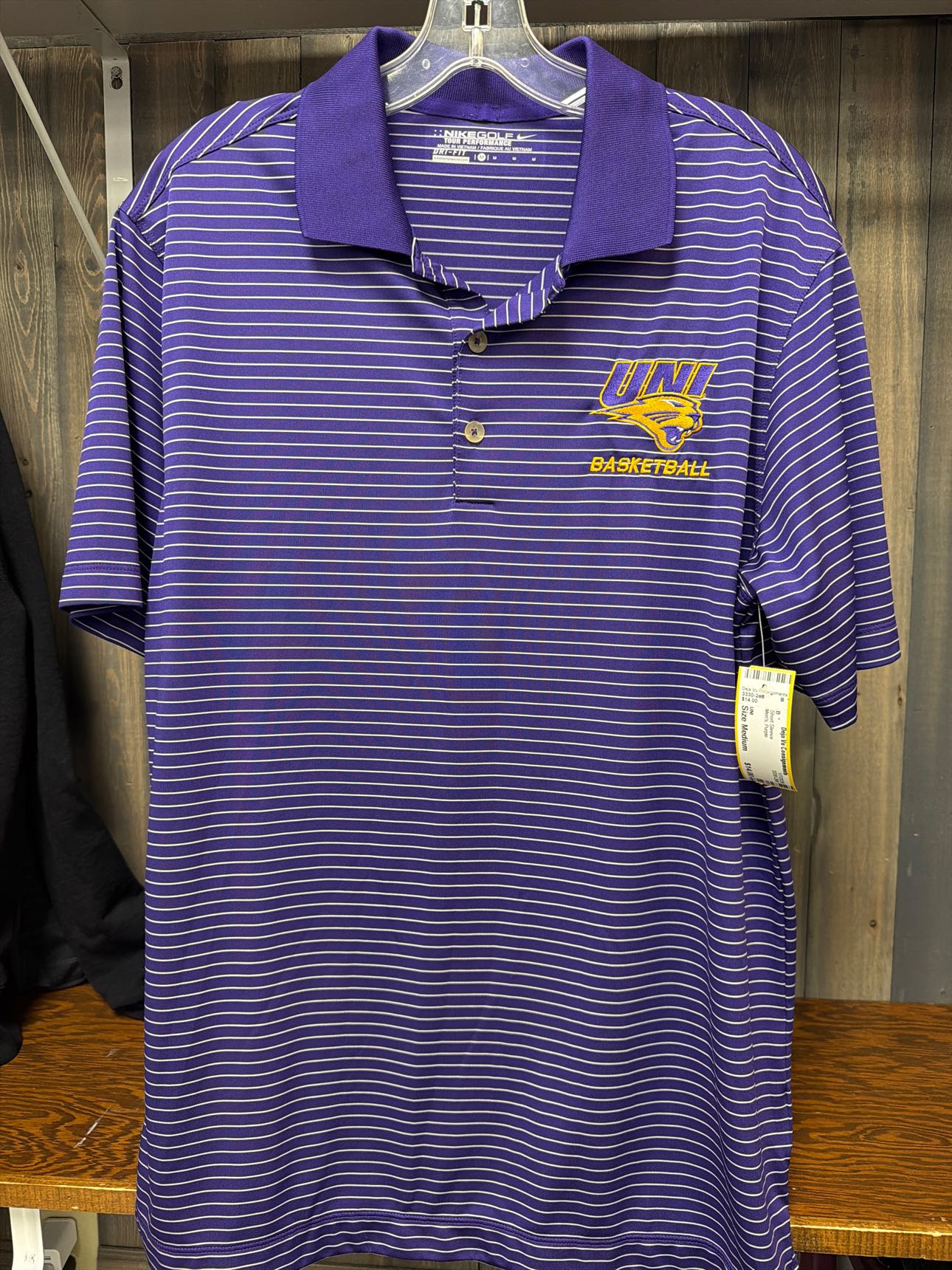 Men's Size Medium UNI Purple Short Sleeve