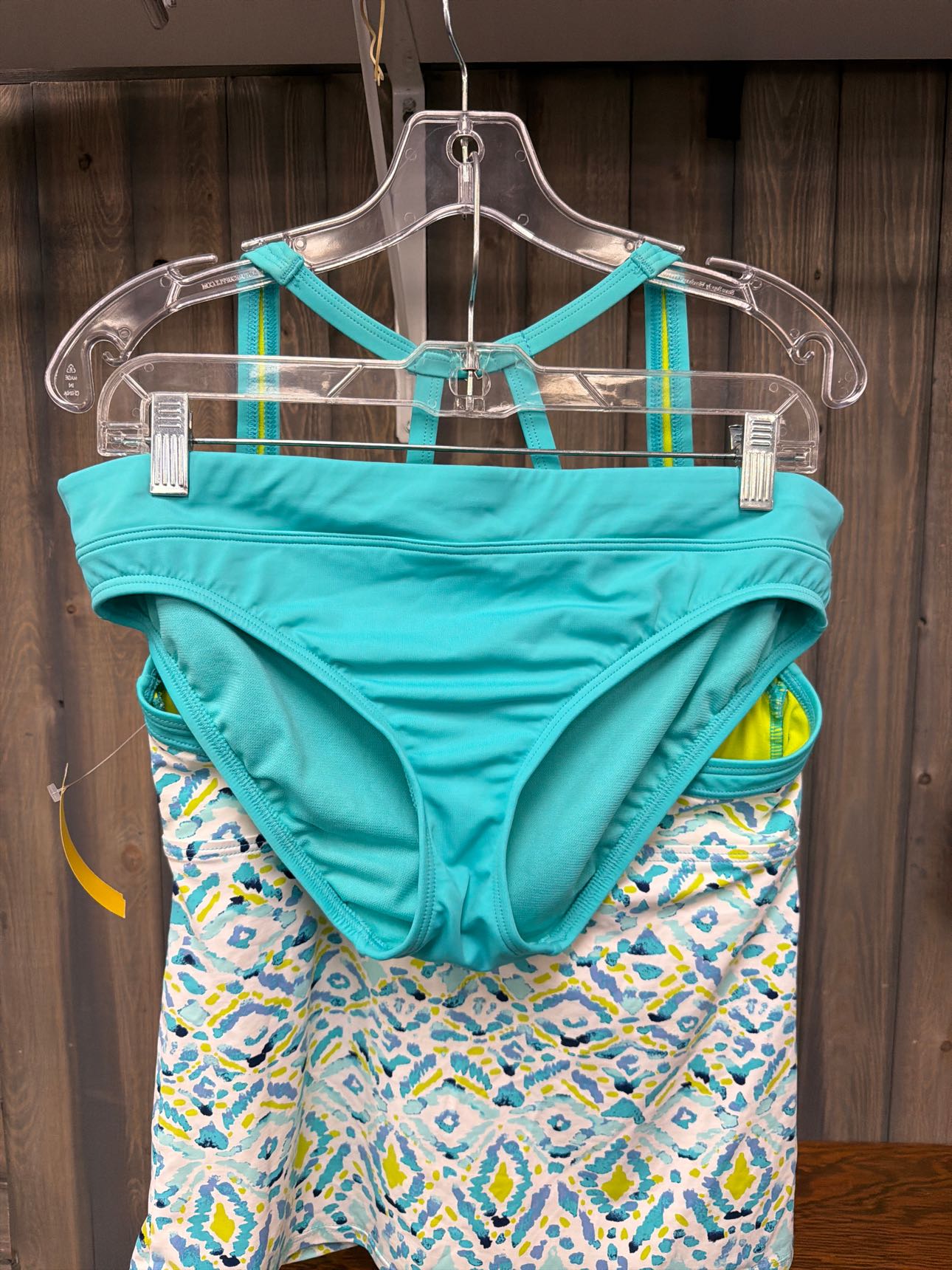 Women's Size Large Title Nine Blue Tankini