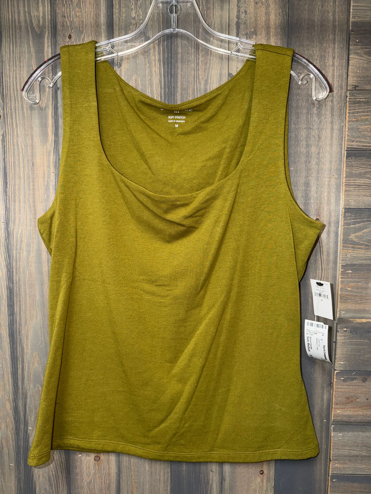 Women's Size Medium Banana Republic Green Tank Top