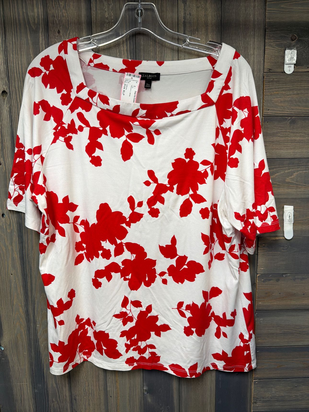Women's Size XLP Talbots White Top