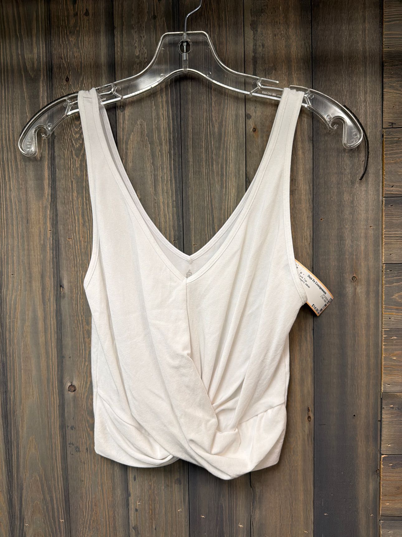 Women's Size XS/S Free Movement White Tank Top