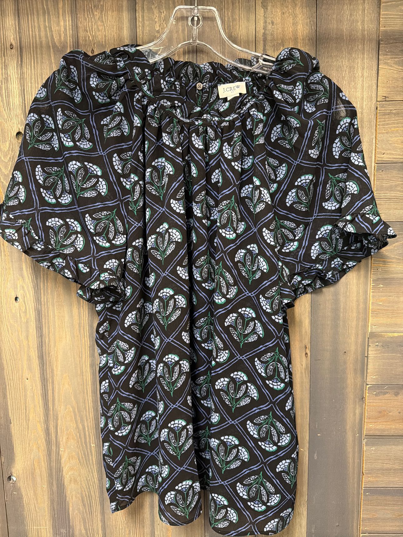 Women's Size Medium J Crew Navy Top