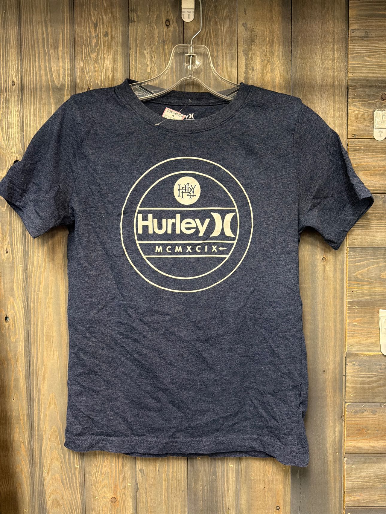 Boy's Size 10/12 Hurley Blue Short Sleve