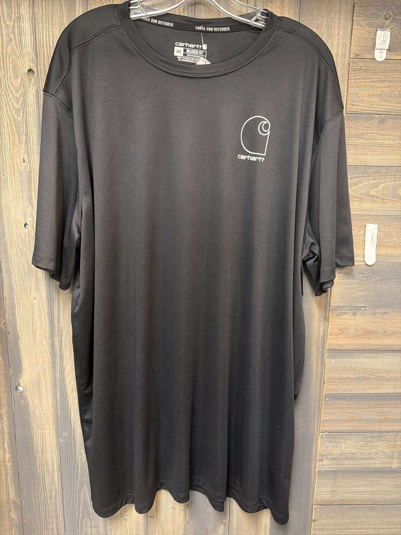 Men's Size 2X Carhartt Black Short Sleeve