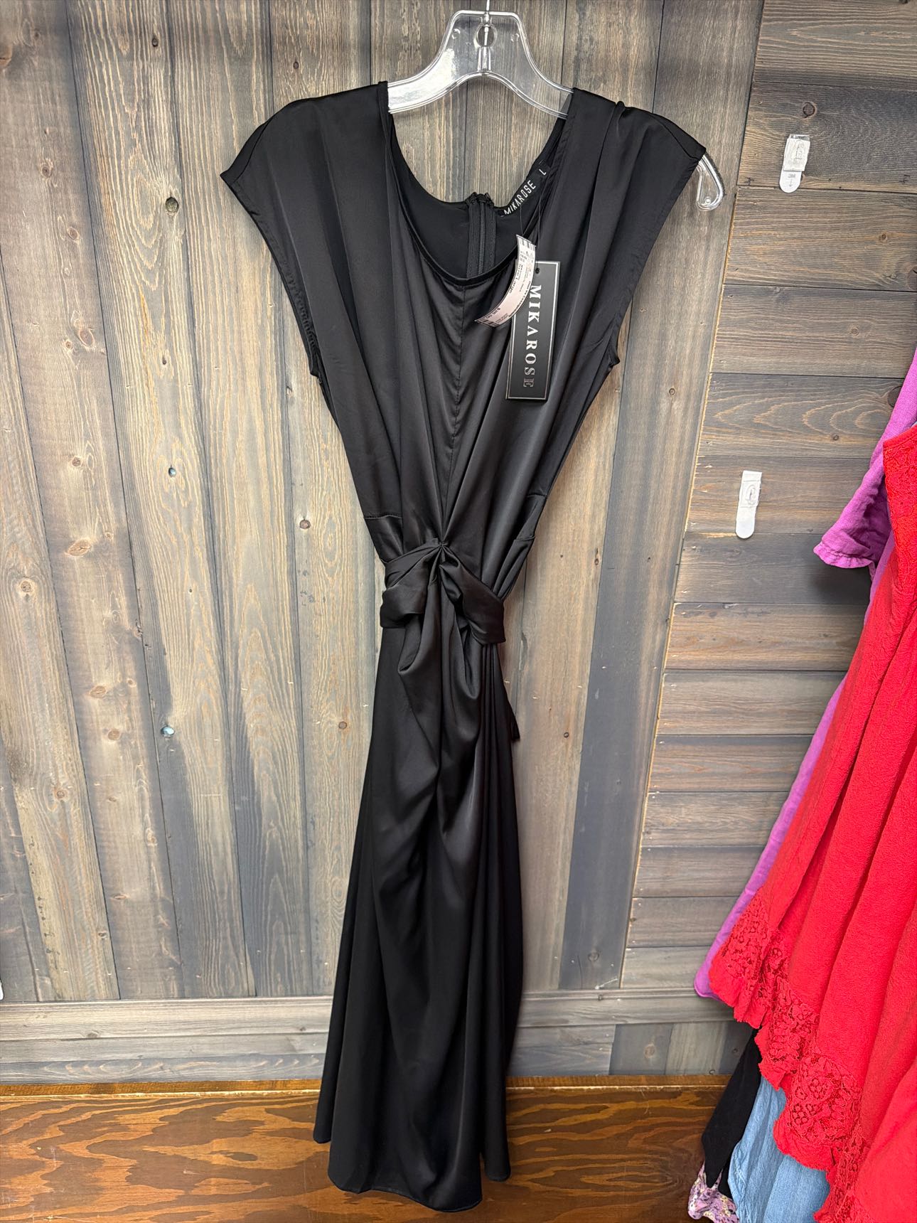 Women's Size Large Mikarose Black Dress