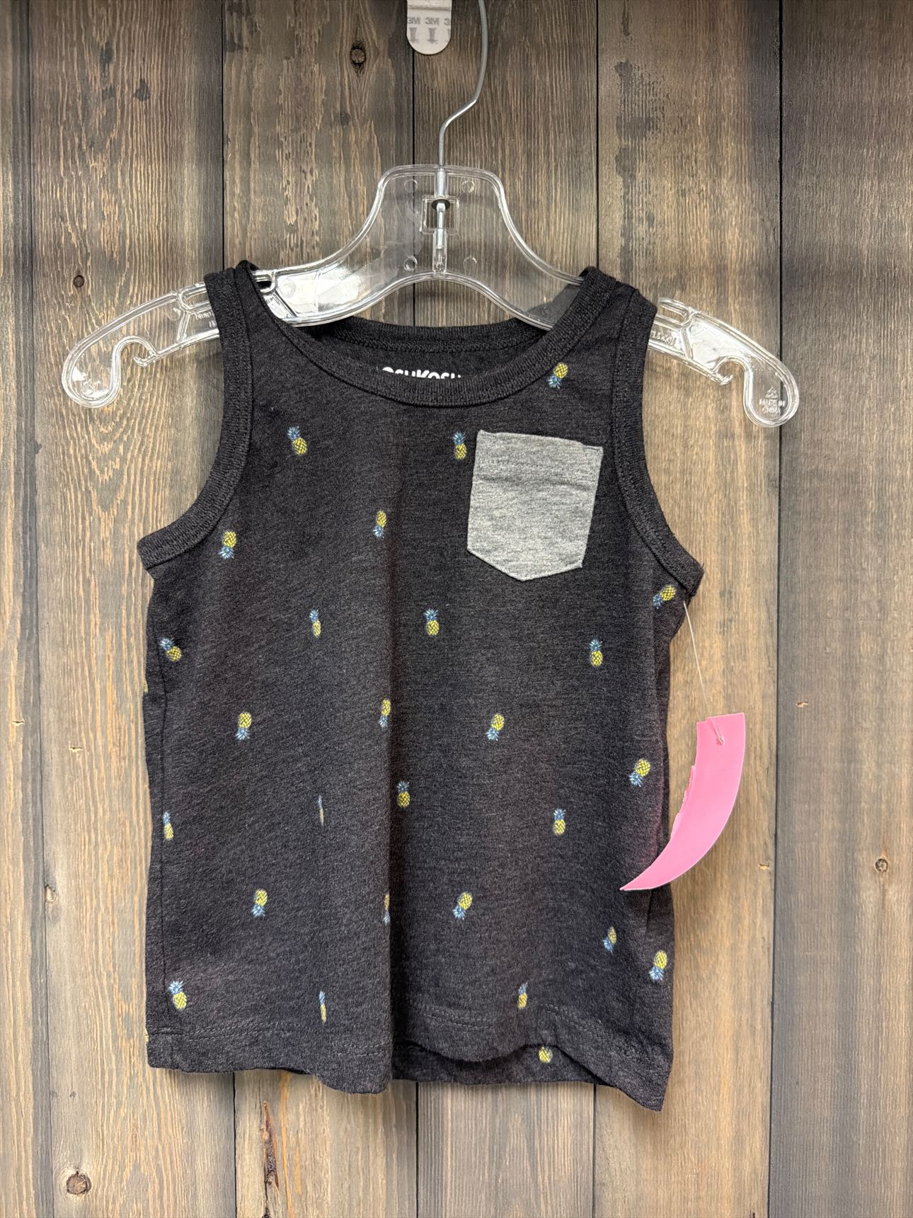 Boy's Size 18mths Osh Kosh Black Sleeveless