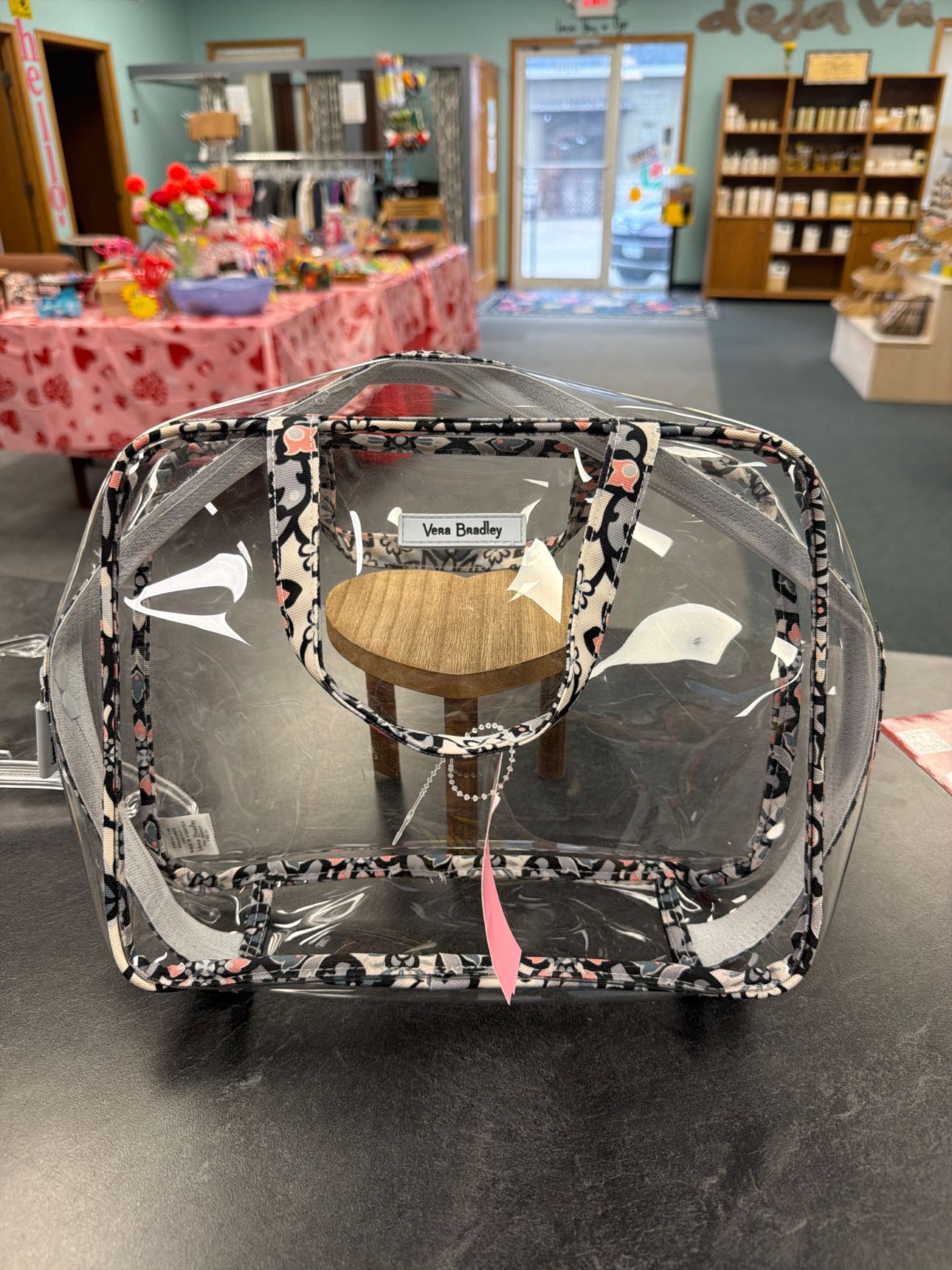 Women's Size X Vera Bradley Blue Clear Totes