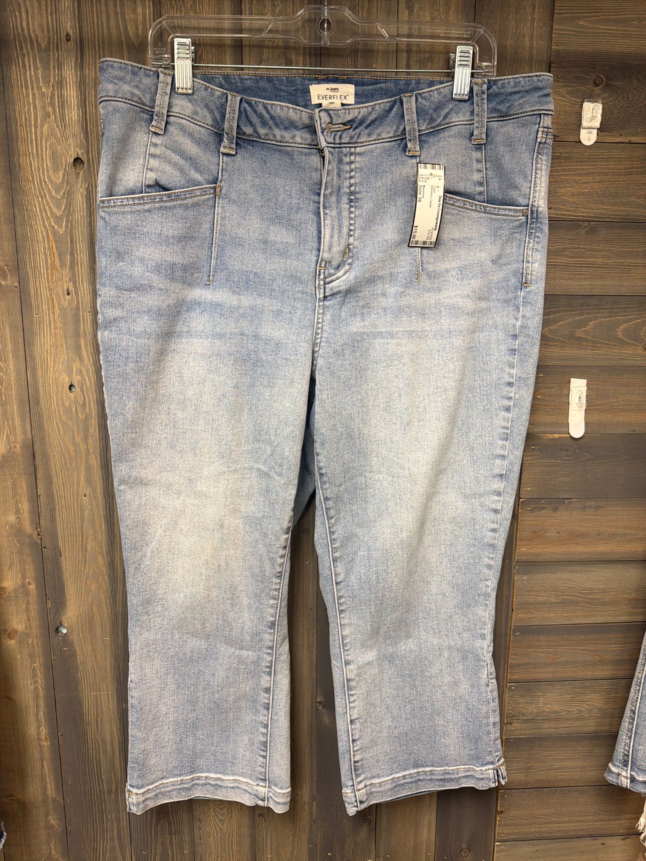 Women's Size 16 Maurices Denim Capri