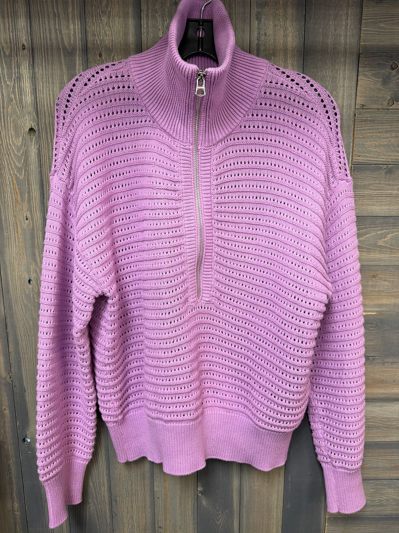 Women's Size Large Varley Purple Sweater
