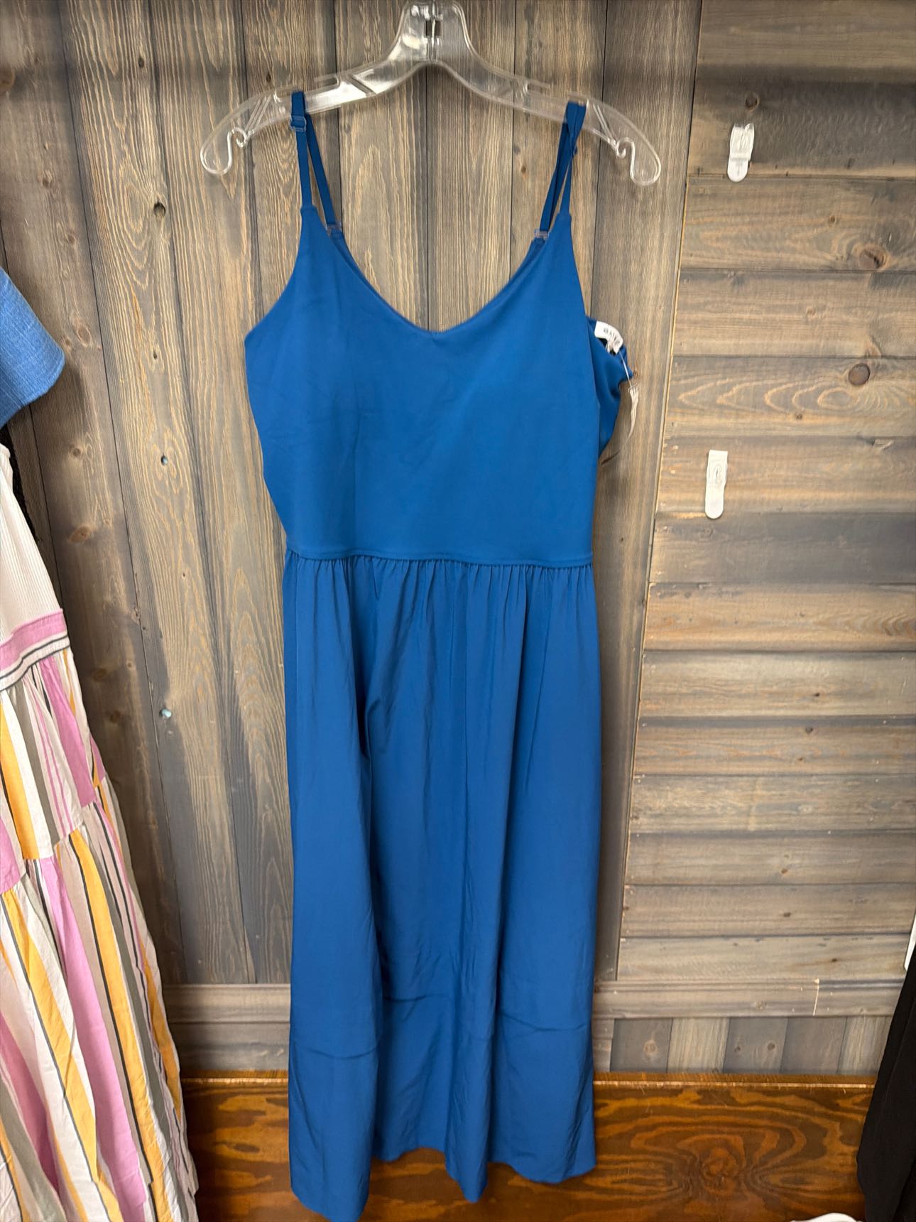 Women's Size Large Athleta Blue Dress