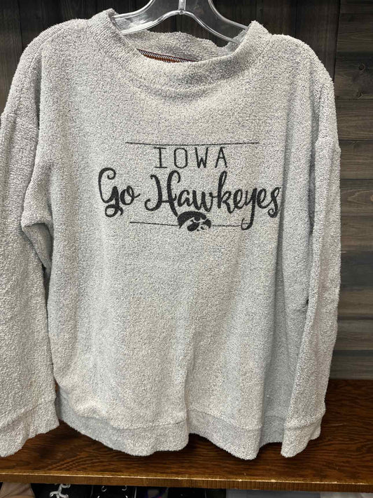 Women's Size Medium Iowa Hawkeye Gray Top
