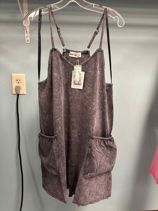 Size Medium Very j Gray Overalls