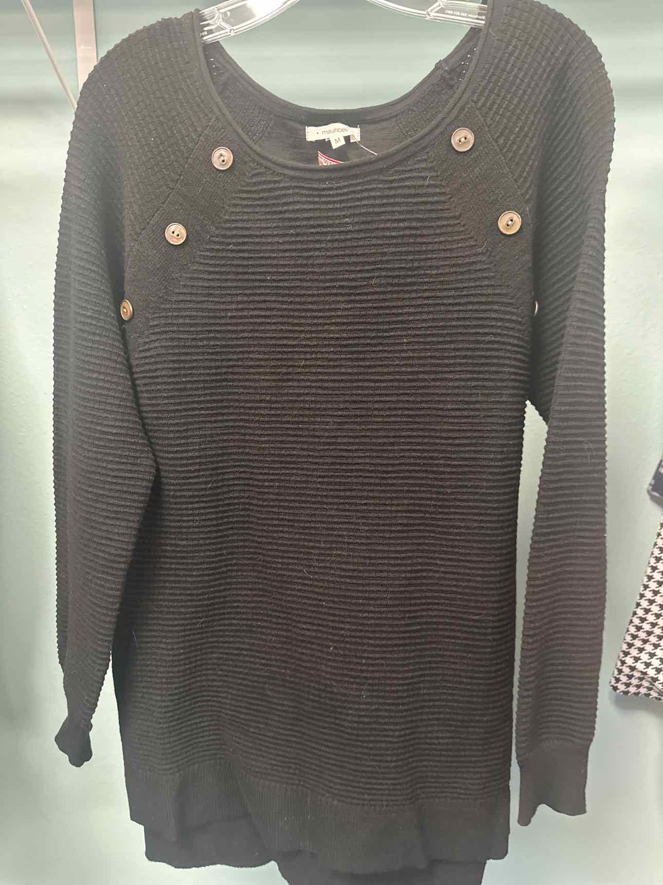 Women's Size Medium Maurices Black Sweater