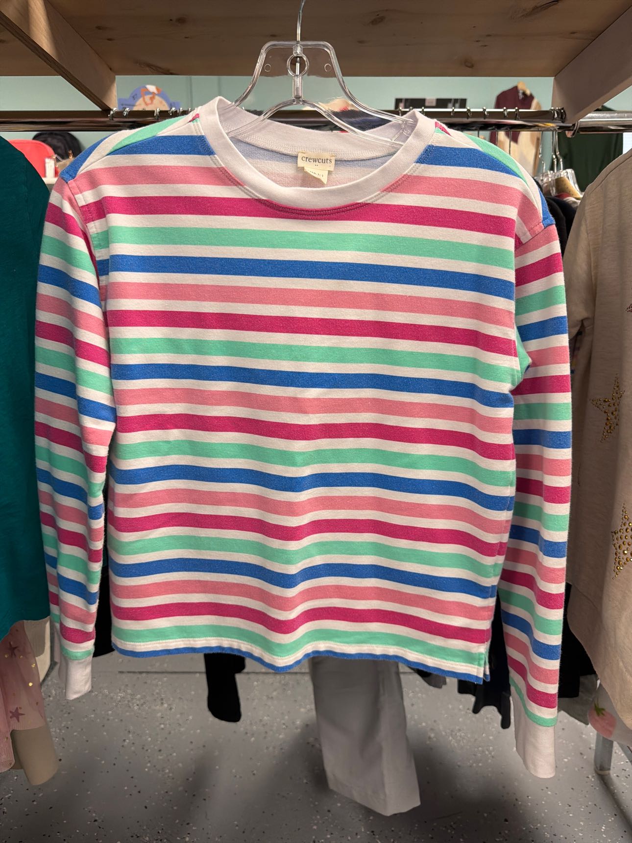 Girl's Size Large J Crew White Long Sleeve