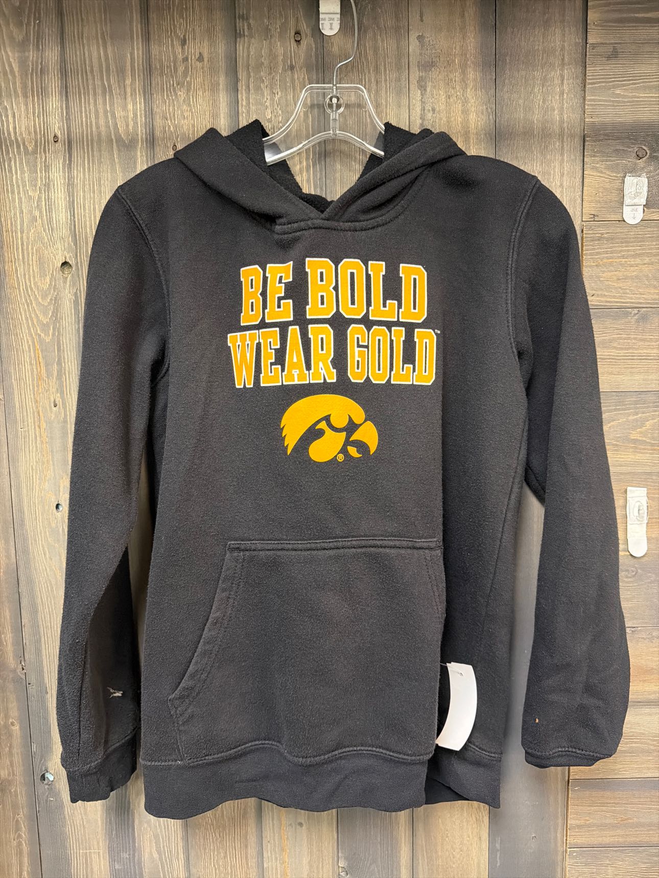 Boy's Size Large Iowa Hawkeye Black Sweatshirt