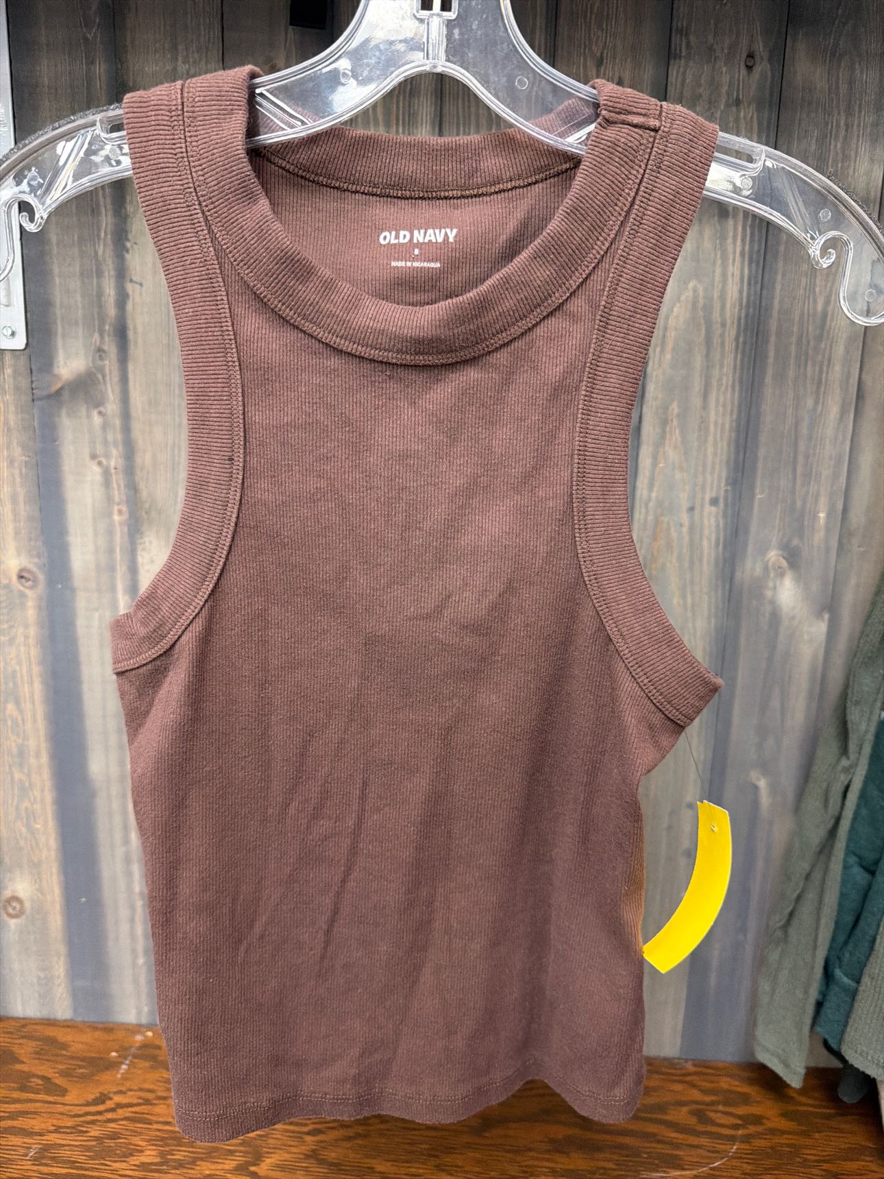 Women's Size Small Old Navy Brown Tank Top