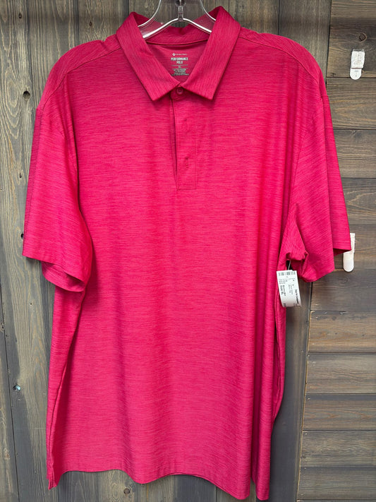 Men's Size XL Members Mark Pink Short Sleeve