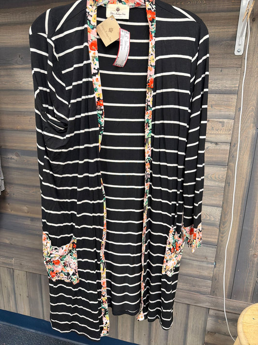 Women's Size M Betsy's Boutique Black Cardigan