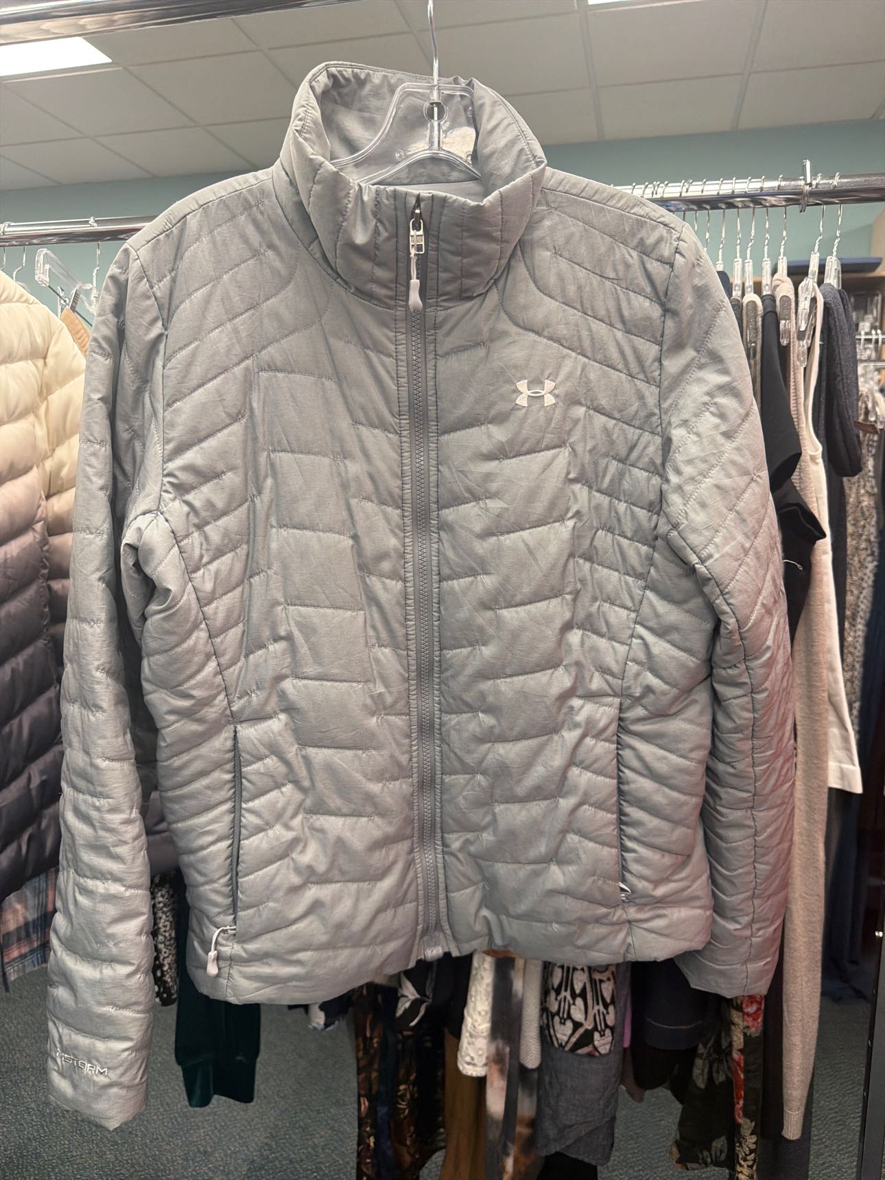 Women's Size Small Under Armour Gray Winter Jacket