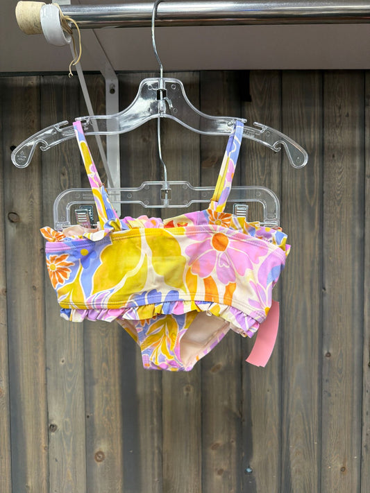 Girl's Size Small Raisens Yellow Swimsuit