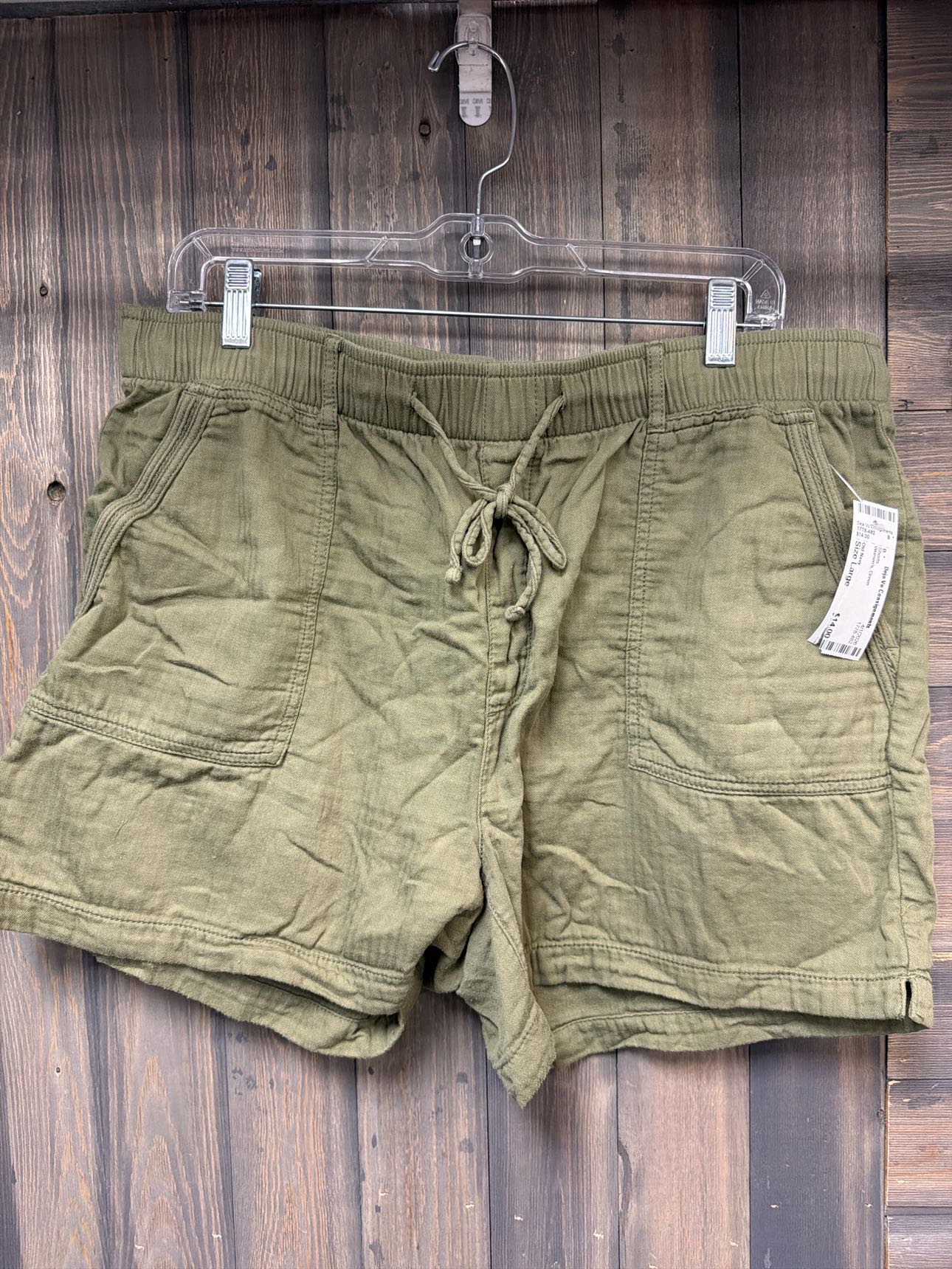 Women's Size Large Old Navy Green Shorts