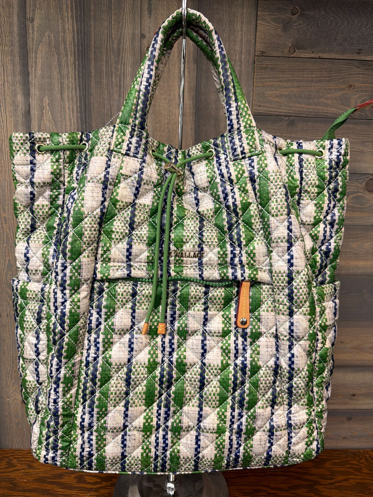 Women's Size X MZ Wallace Green Backpack