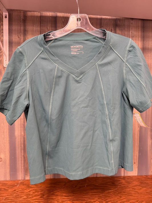 Women's Size Medium Mondetta Green Workout Top