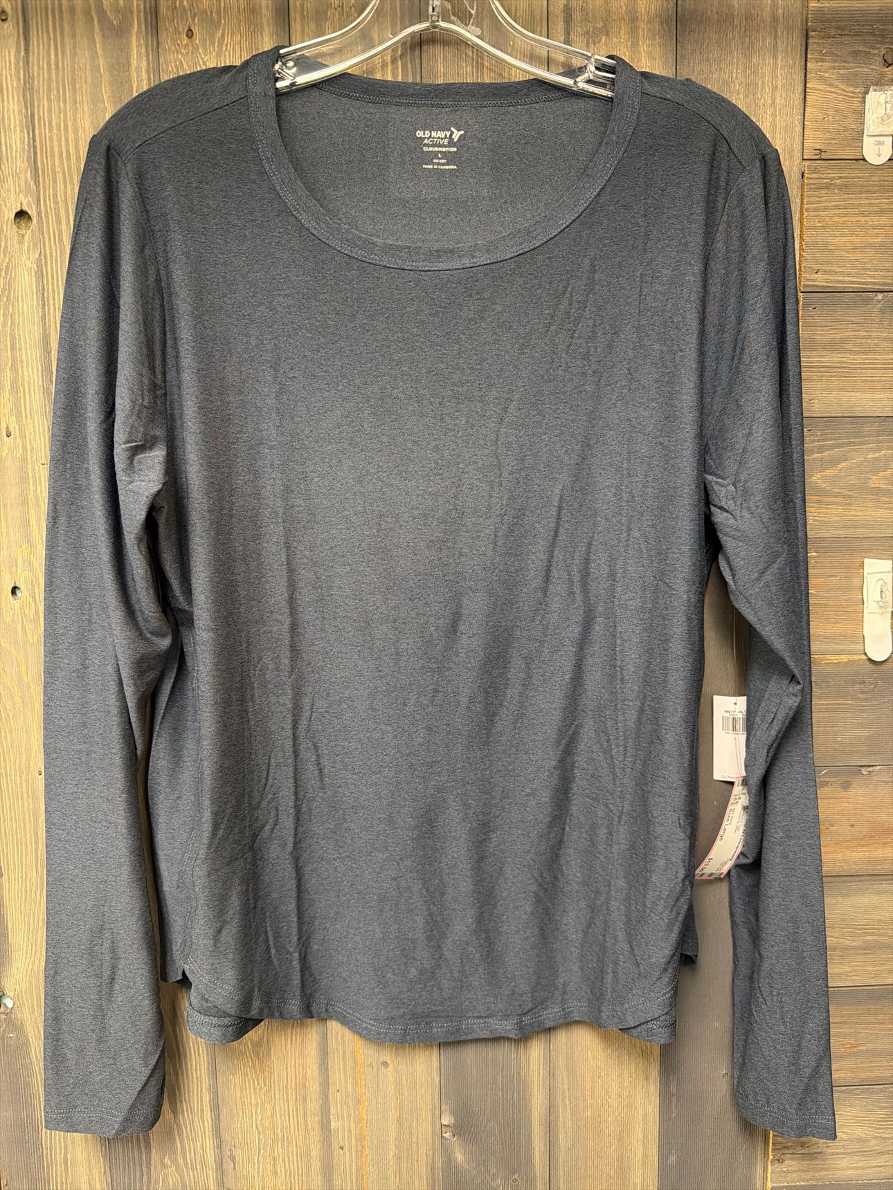 Women's Size Large Old Navy Blue Workout Top