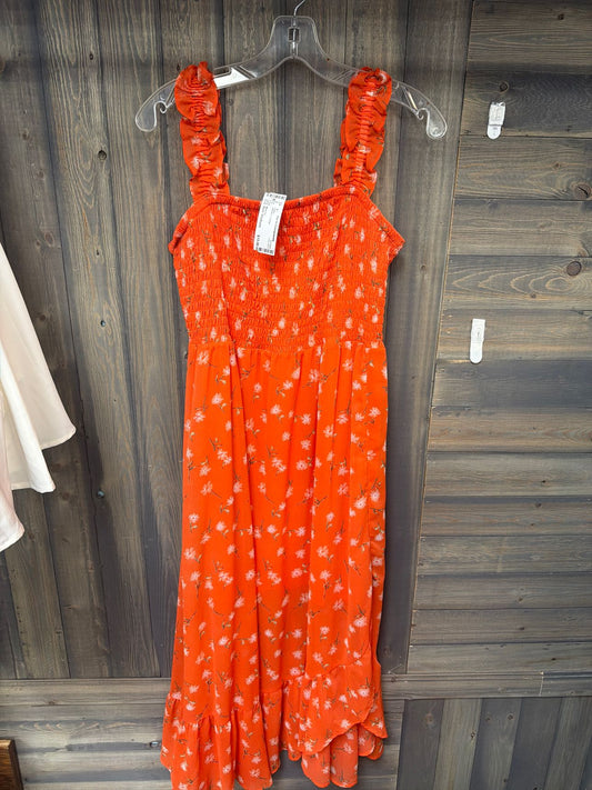 Women's Size Medium Maurices Orange Dress