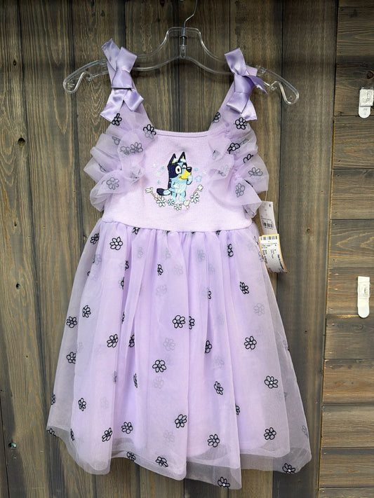 Girl's Size trillogy Bluey Purple Dress