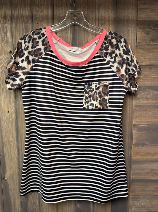Women's Size Medium Bess & HJ Black Top