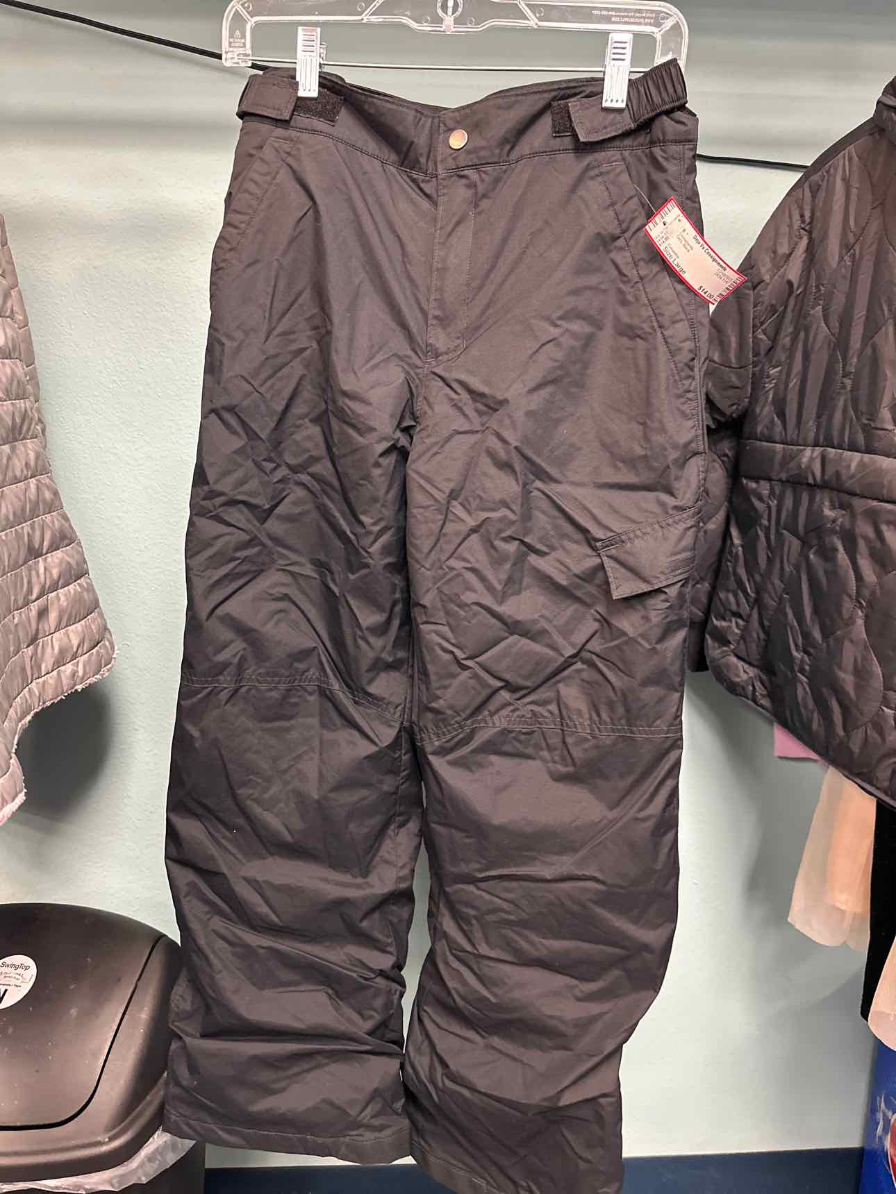 Girl's Size Large Columbia Black Snowpants