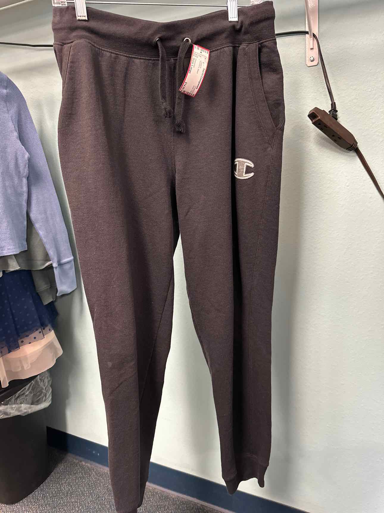 Women's Size Large Champion Black Joggers