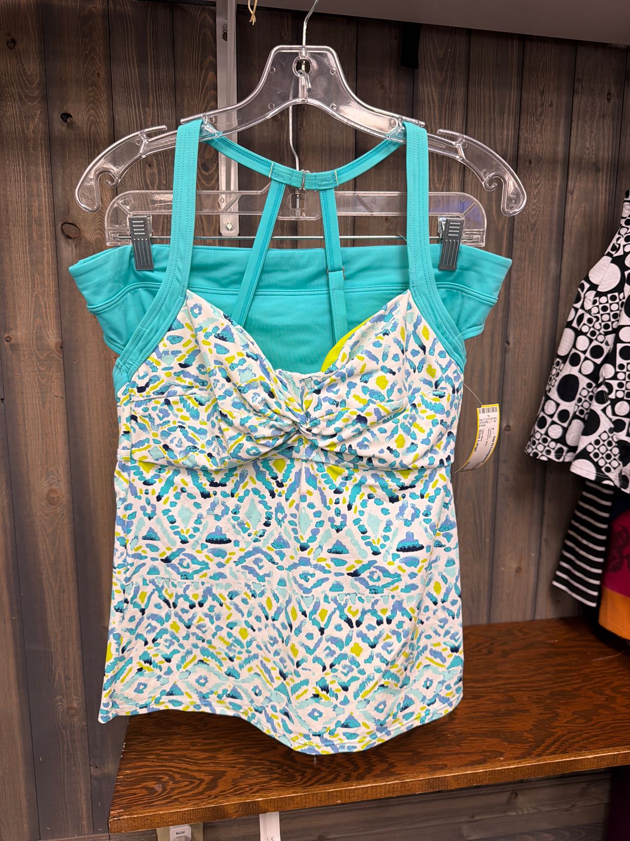 Women's Size Large Title Nine Blue Tankini