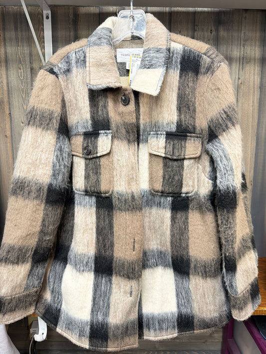 Women's Size Large Tribal Brown Shacket