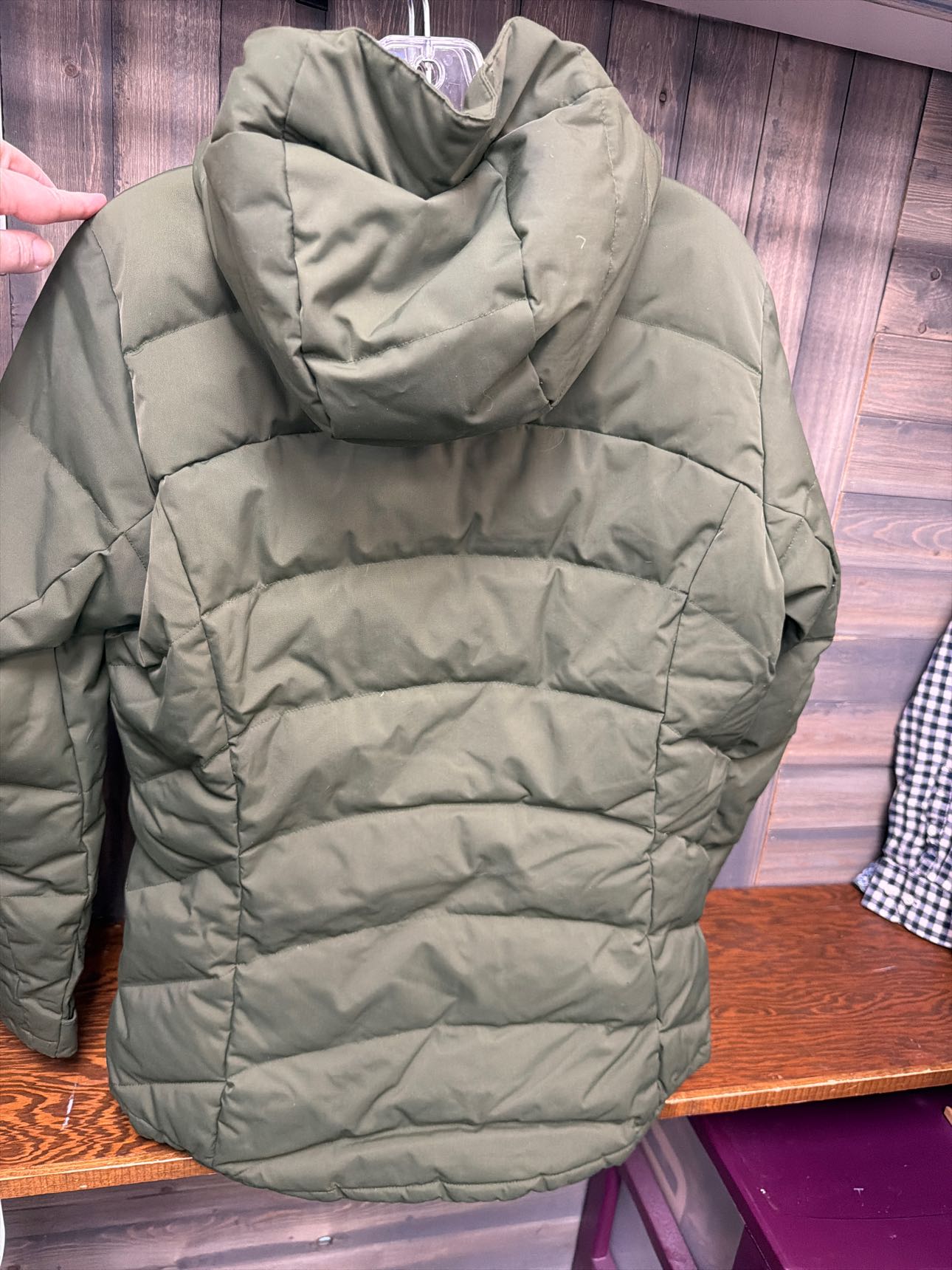 Women's Size Medium Columbia Army Green Winter Jacket