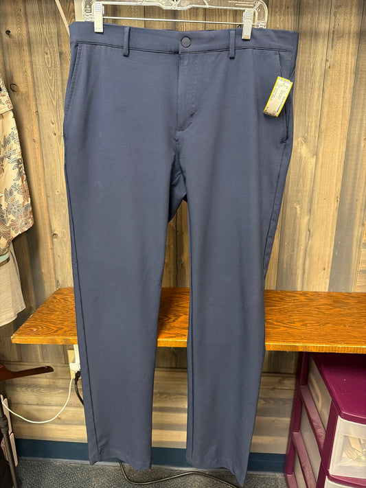 Men's Size 34x32 Greg Norman Navy Dress Pants
