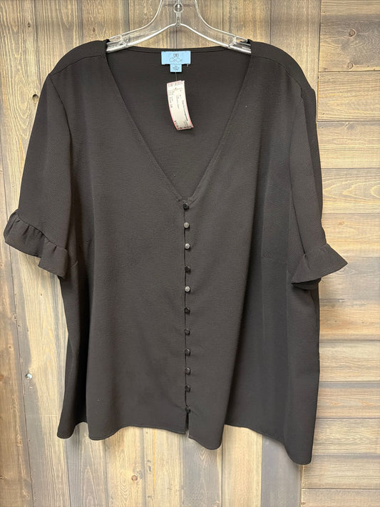 Women's Size 3X CeCe Black Top