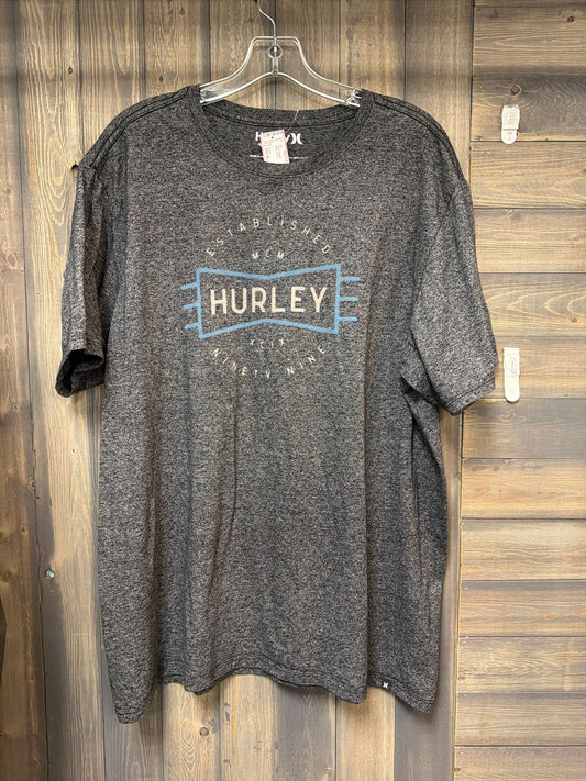 Men's Size XL Hurley Black Short Sleeve