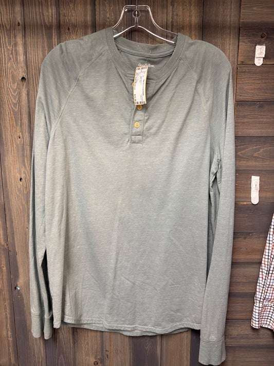 Men's Size Medium Goodfellow Blue Long Sleeve