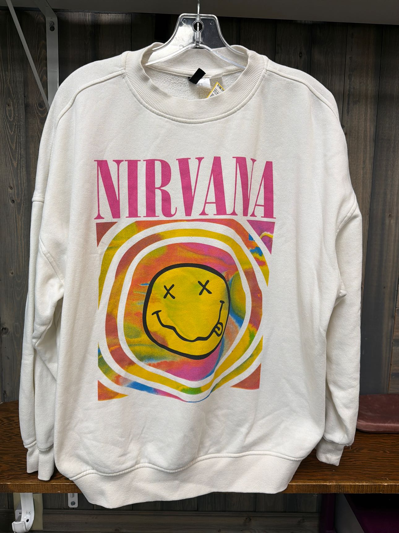 Junior's Size Medium H & M White Sweatshirt