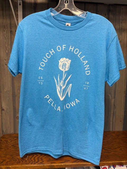 Unisex Size XL Pella Blue T-shirt Touch of Holland