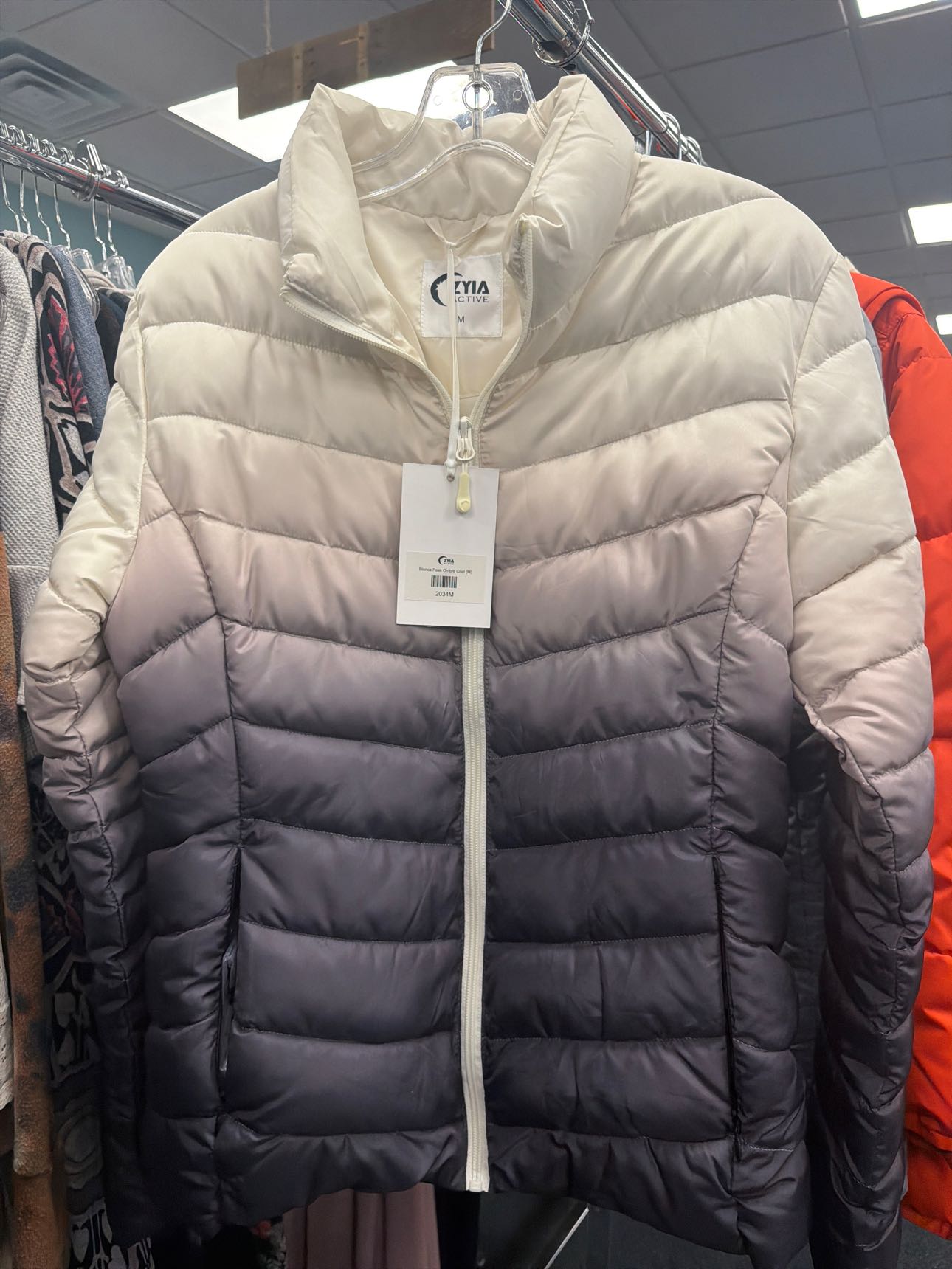 Women's Size Medium zyia Purple Winter Jacket