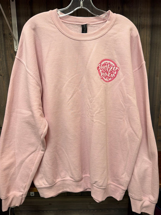 Women's Size Large Pink Sweatshirt