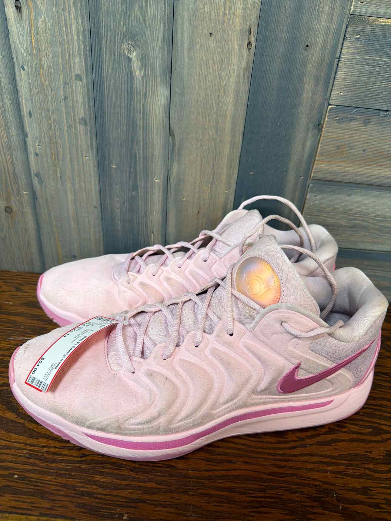 Men's Size 14 Nike Pink Tennis Shoes