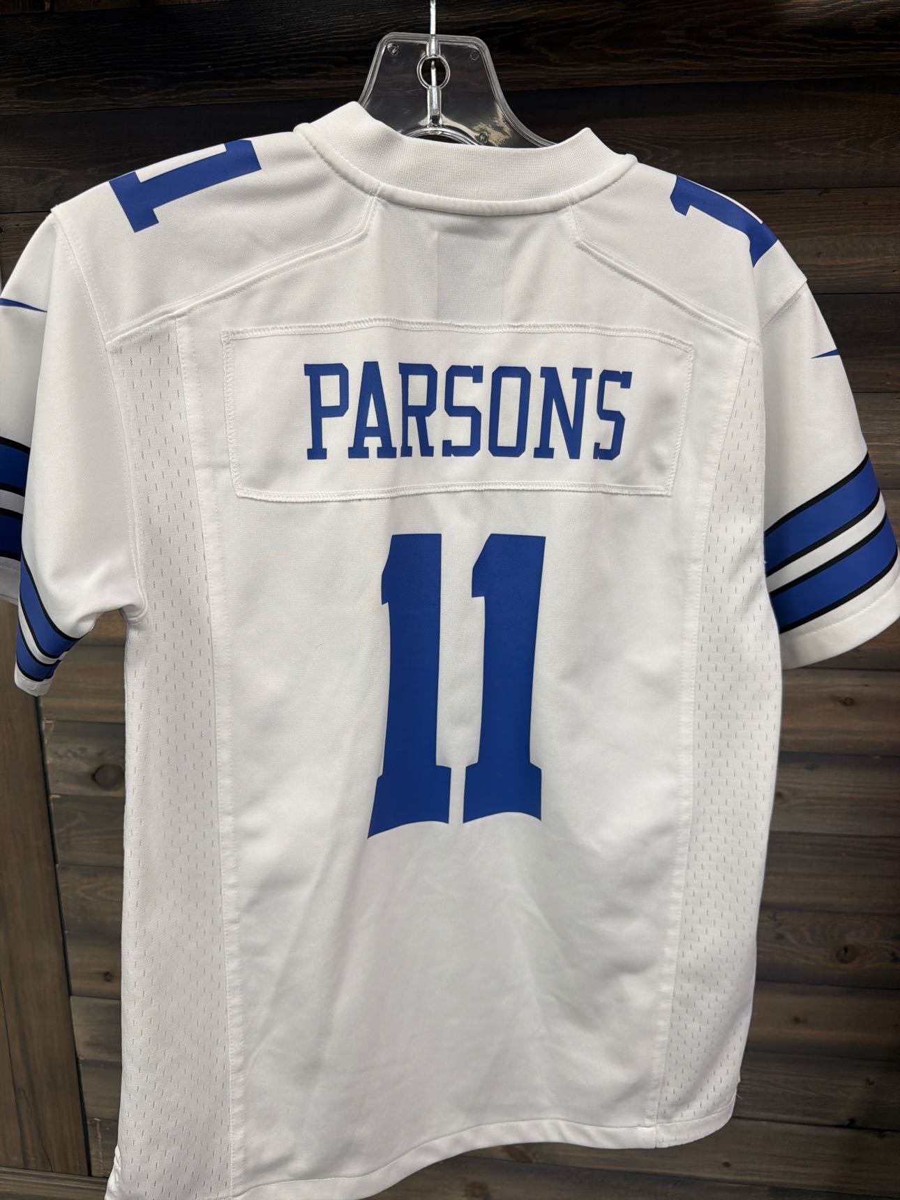 Boy's Size Medium Dallas Cowboys White Short Sleve