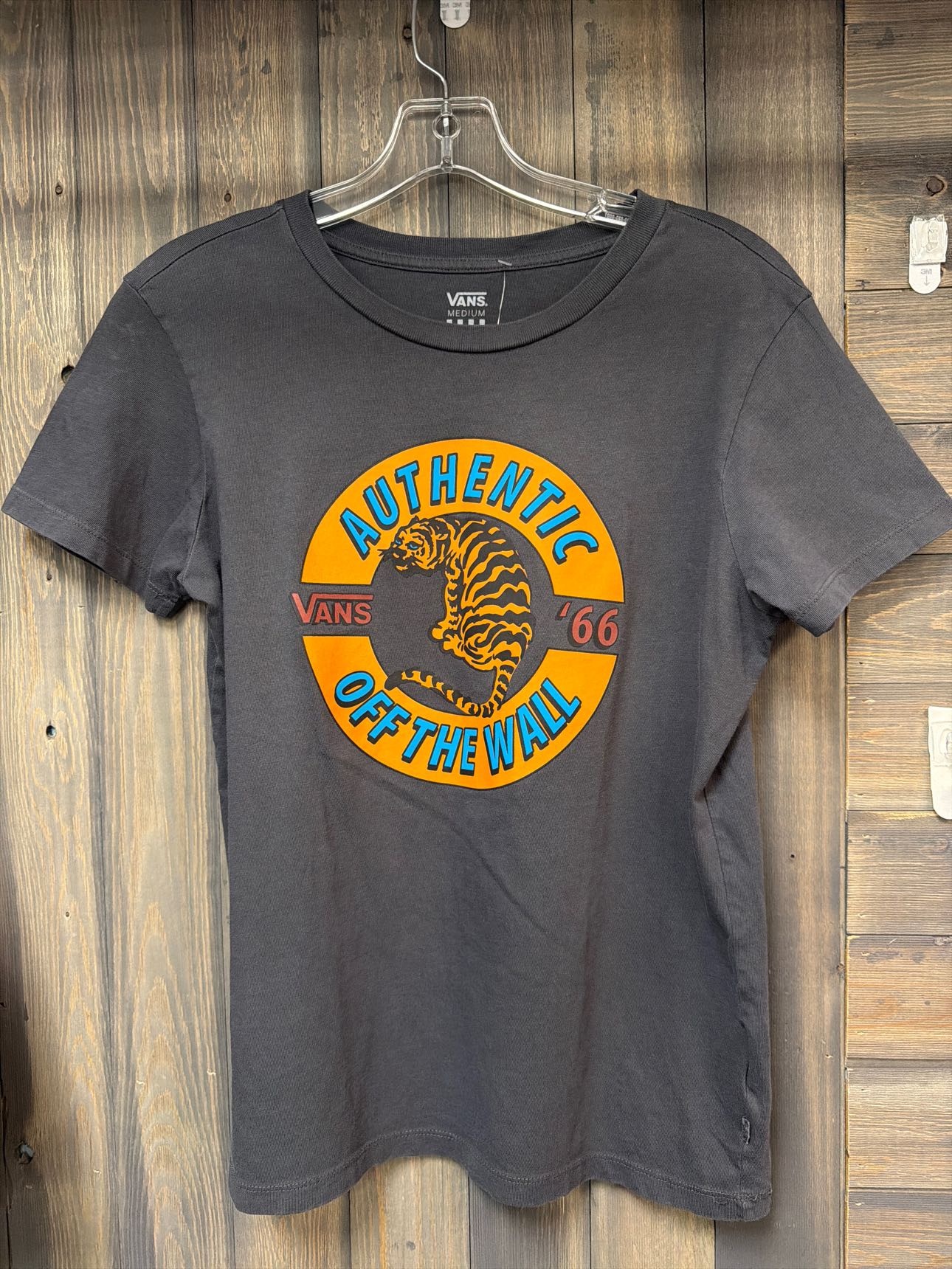 Junior's Size Medium Vans Gray Tops