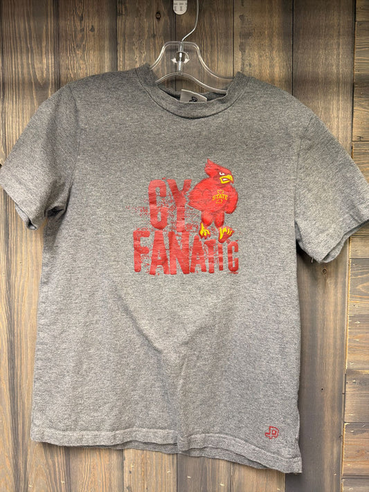 Boy's Size Large ISU Gray Short Sleve